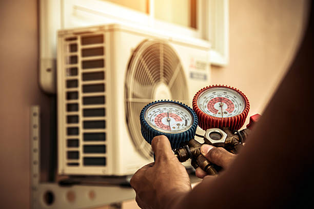 Professional Hvac technician working in Ware, MA